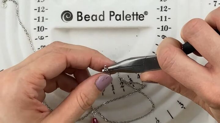 how to diy a cute 90 s choker necklace, Attaching the clasp