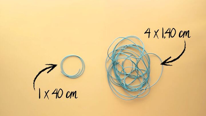 how to create a super cute leather friendship bracelet, Measuring and cutting cords