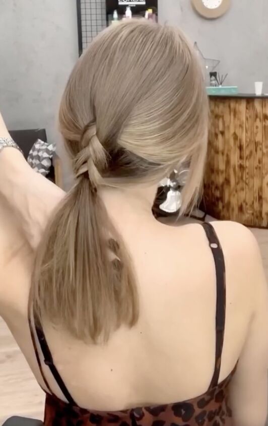 upgrade your low ponytail like this