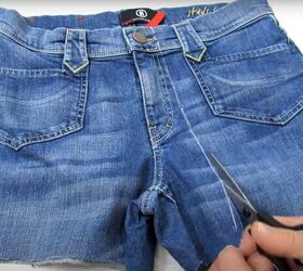 How adding a scarf to this denim upcycle will make all the difference