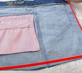 Nobody believes these started as old denim jeans (so cute)
