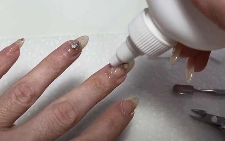 simple nails refresh tutorial how to make your manicure last longer, Cleaning up cuticles