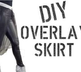 how to diy a cute and fun overlay skirt, DIY overlay skirt