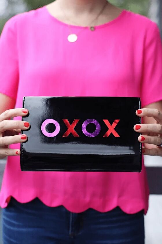 how to make your own diy valentine s clutch, How to Make Your Own DIY Valentine s Clutch featured by Top US Craft Blog The Pretty Life Girls