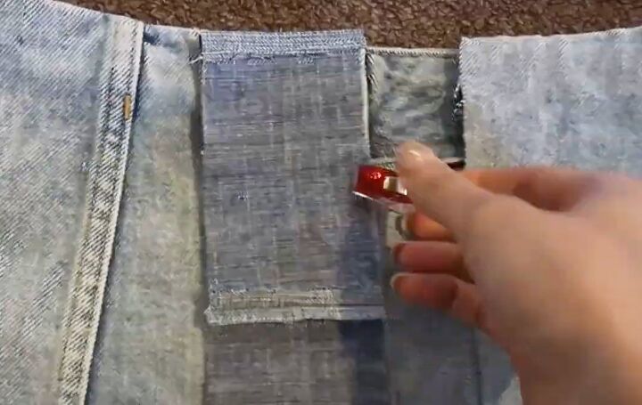 how to make a skirt bigger in 4 super easy steps, Making a fabric strip