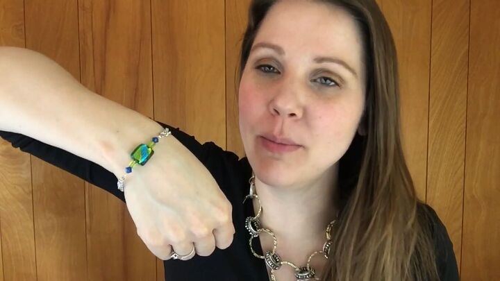 how to make a super cute chain bracelet, How to make a chain bracelet Completed bracelet