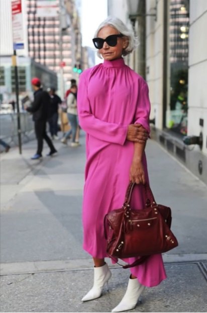 13 simple tips on how to style a midi dress, Embracing color