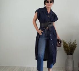 13 simple tips on how to style a midi dress, Adding pants