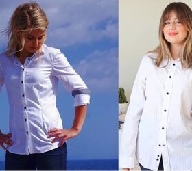 4 sleek and super easy shirt hacks to look polished, Rolled sleeves