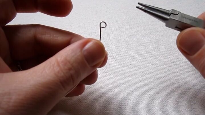 how to make hoop earrings, Making loops