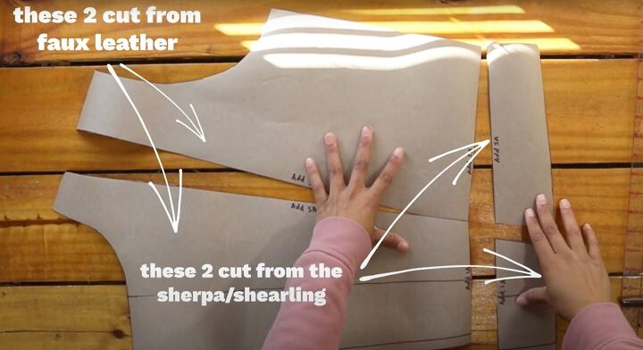 Shearling Jacket Pattern How to DIY a Shearling Moto Jacket | Upstyle