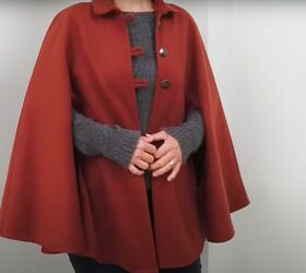 How to DIY a Cute Button Poncho