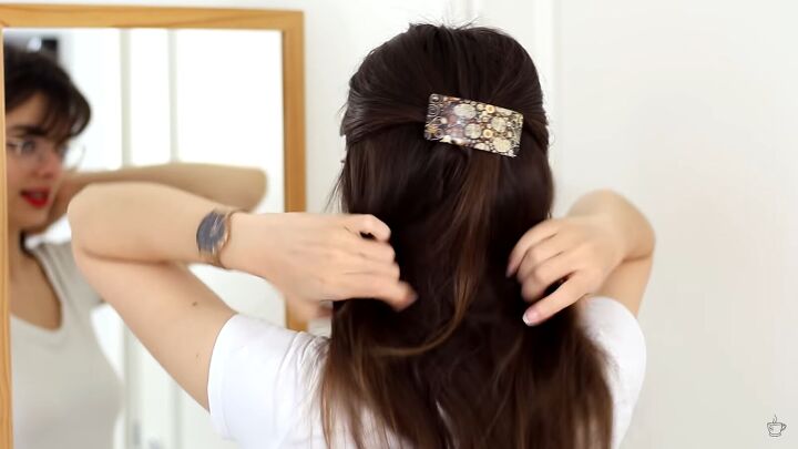 10 cute and easy 2 minute hairstyles, Barrette