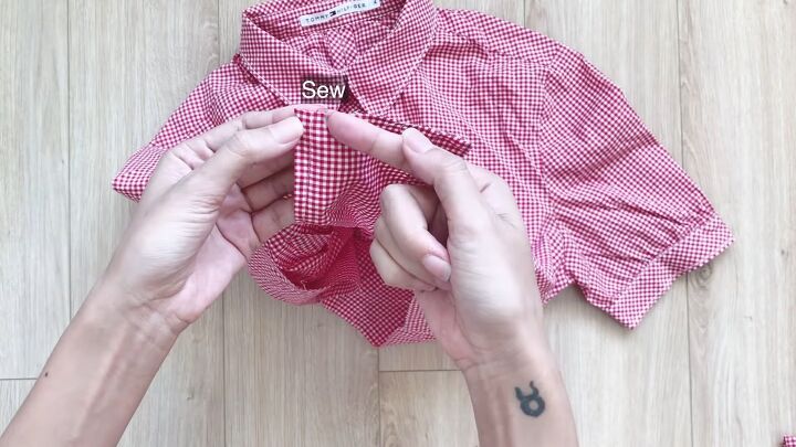 how to upgrade your wardrobe 2 cute thrift flip ideas, Where to sew