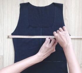 how to upgrade your wardrobe 2 cute thrift flip ideas, Drawing line guides