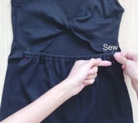 how to upgrade your wardrobe 2 cute thrift flip ideas, Where to sew