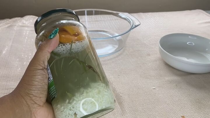 follow this easy rice water recipe for hair growth, Storing jar