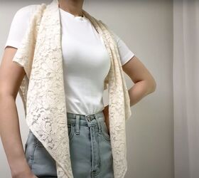 How to DIY a Versatile Scarf Top Upstyle