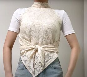 How to DIY a Versatile Scarf Top Upstyle