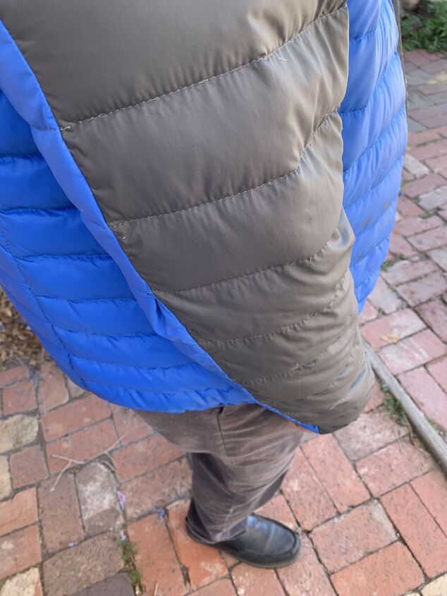 Sew Easy Fix for a Torn Down Jacket...A Simple Save for the Season ...