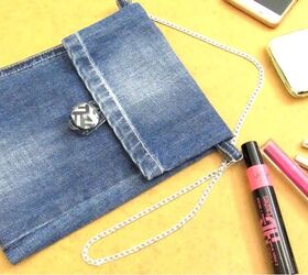 How to DIY a Cute Chain Jean Bag