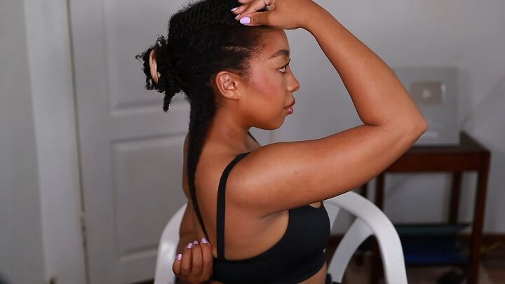 easy 5 step night time hair routine for hair growth, Massaging scalp