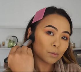 quick and easy day to night makeup tutorial, Contouring