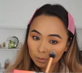 quick and easy day to night makeup tutorial, Applying blush