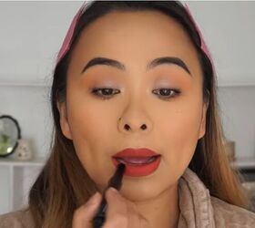 quick and easy day to night makeup tutorial, Applying lipstick