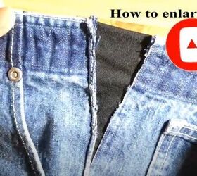 How to remove the waistband from jeans! #diyjeans #howto #waistband #w