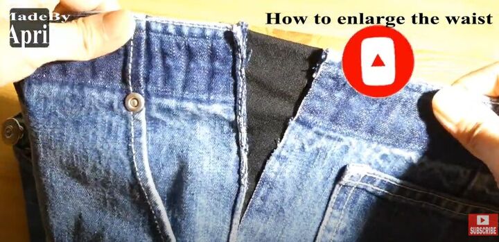 how to make a jeans waist bigger 2 super easy methods, Method 1 complete