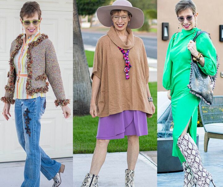 6 ways of how to wear snake print boots