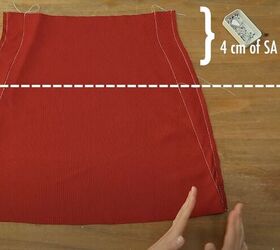 How to DIY a Cute Red Mini Skirt in 8 Easy Steps | Upstyle