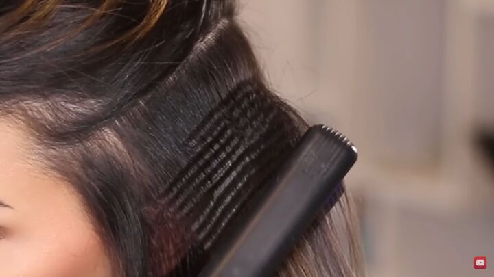 how to add extreme volume to fine hair, Crimping hair