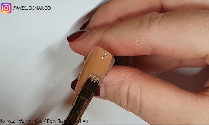 how to diy super cute tweed nails, Painting nails
