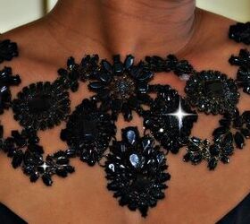 DIY: Now This is How You Wear Bling! Jeweled Garment Top.