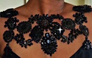 DIY: Now This is How You Wear Bling! Jeweled Garment Top.