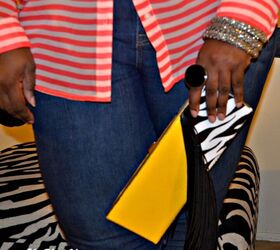 Cameo Debore Zebra Kitchen Sink Clutch