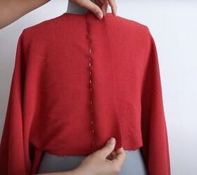 how to diy an elegant wrap crop top from pants, Fitting