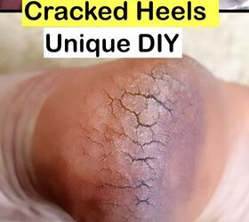 diy foot mask to get rid of cracked heels