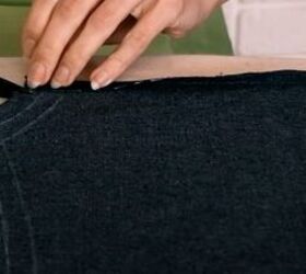 sewing tutorial how to make your own jeans, Knee patch