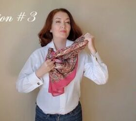 How to Wear a Large Silk Scarf in 3 Easy Ways | Upstyle