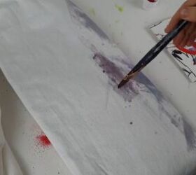 easy diy custom painted jeans tutorial, Painting