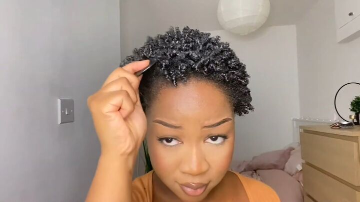 easy wash and go 4c hair routine, Combing roots