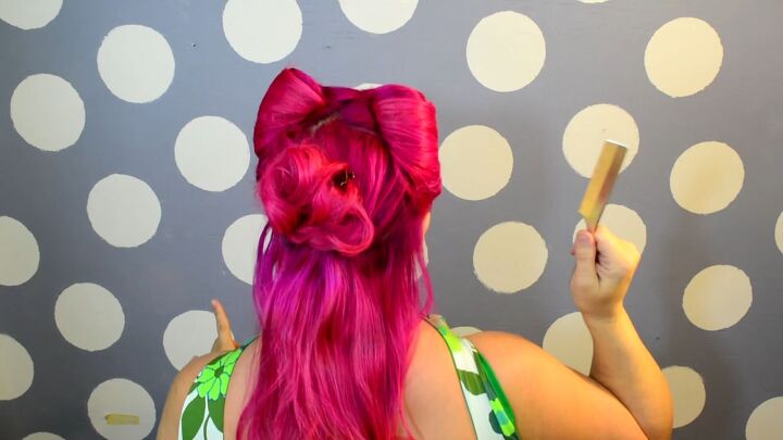 fun bettie bangs on long hair tutorial, Preparing hair for extensions