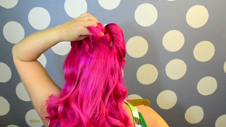 fun bettie bangs on long hair tutorial, Applying extensions