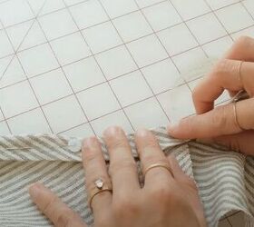 how to sew a beautiful wrap dress using a simple pattern, Finishing binding