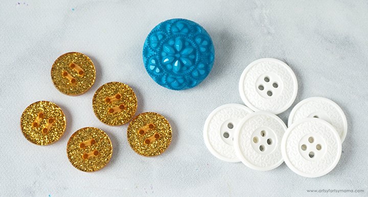 button flower pins, Button Flower Pins