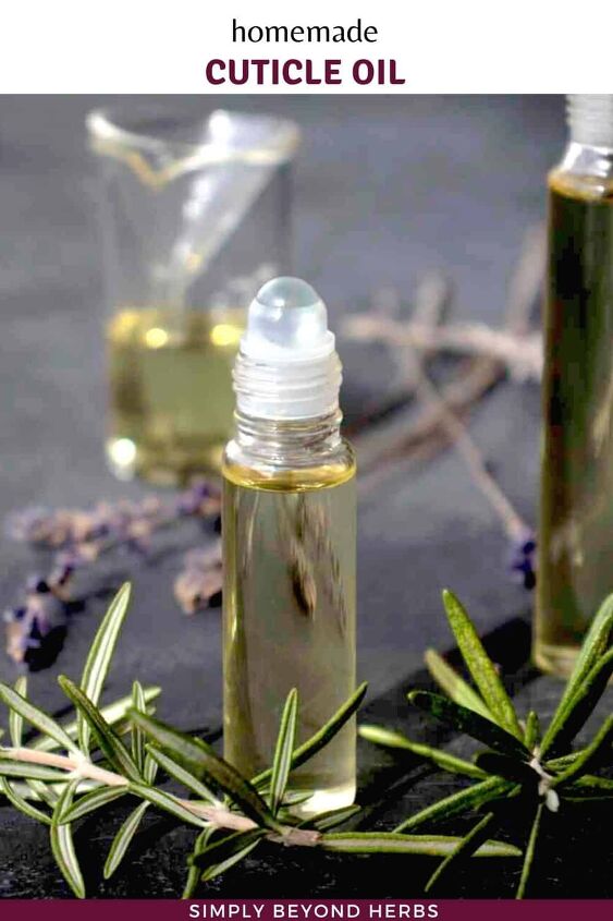 simple diy cuticle oil recipe to strengthen nails and dry cuticles, DIY cuticle oil