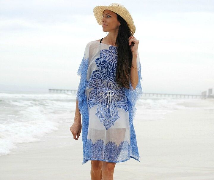 how to make a beach dress from scarf How to tie scarf dresses